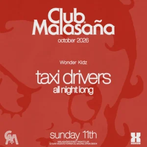 Cartel de WONDER KIDZ CON TAXI DRIVERS ALL NIGHT LONG
