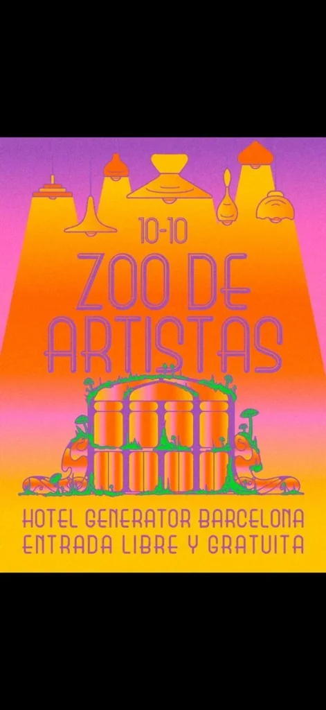 Cartel de ZOO DE ARTISTAS AT GENERATOR