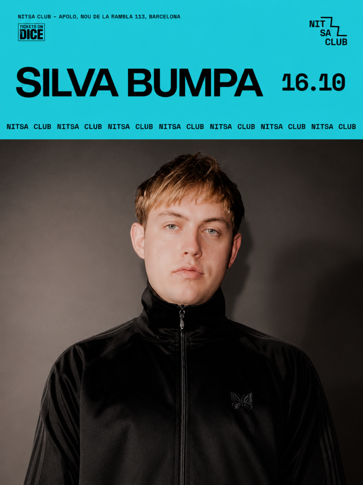 Silva Bumpa llega a Nitsa Club el 16 de octubre en Barcelona con una noche dedicada al UK Garage y los sonidos británicos de club.