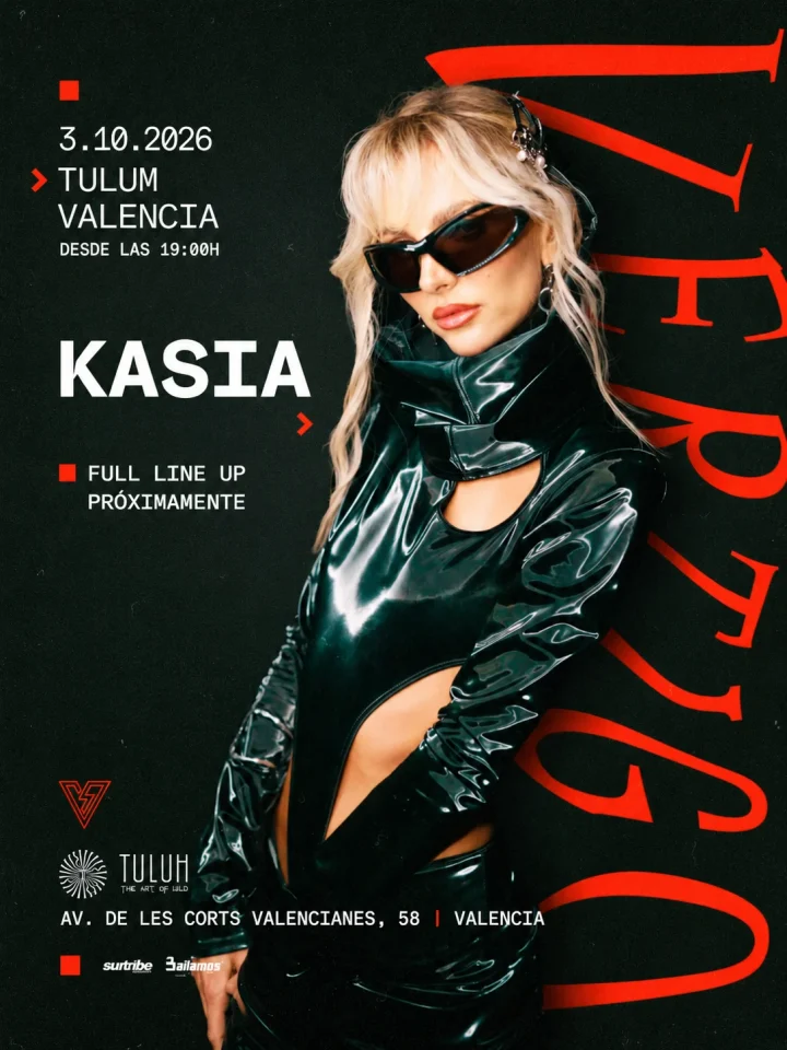 Cartel de VÉRTIGO W: 3 de octubre de 2026 en 3 de octubre con Kasia
