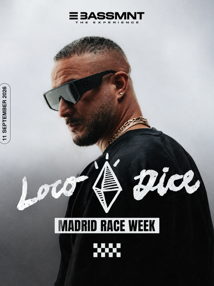Loco Dice protagoniza Madrid Race Week el 11 de septiembre en The Bassement, Madrid.