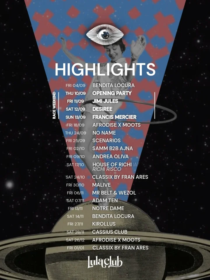 Cartel de LuLa cLub - Afrodise X Moots: 25 de diciembre de 2026 en LULA CLUB, Madrid