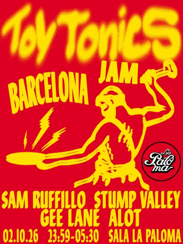 Cartel de LA PALOMA MEETS TOY TONICS: 2 de octubre de 2026 en La Paloma, Barcelona