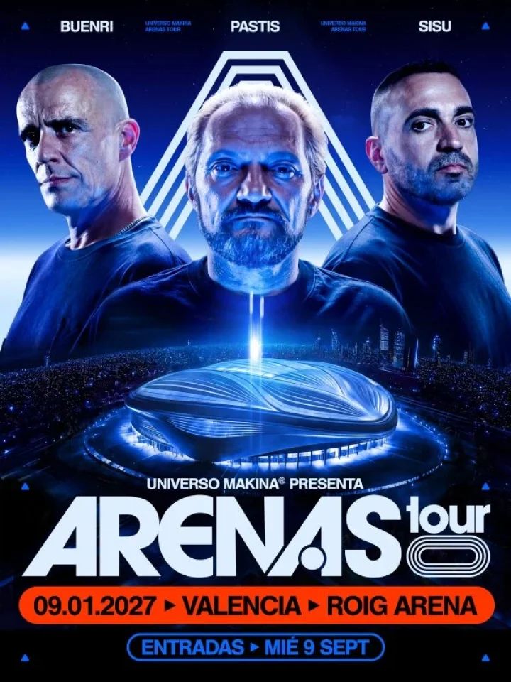 Cartel de UNIVERSO MAKINA: 9 de enero de 2027 en Roig Arena, Valencia