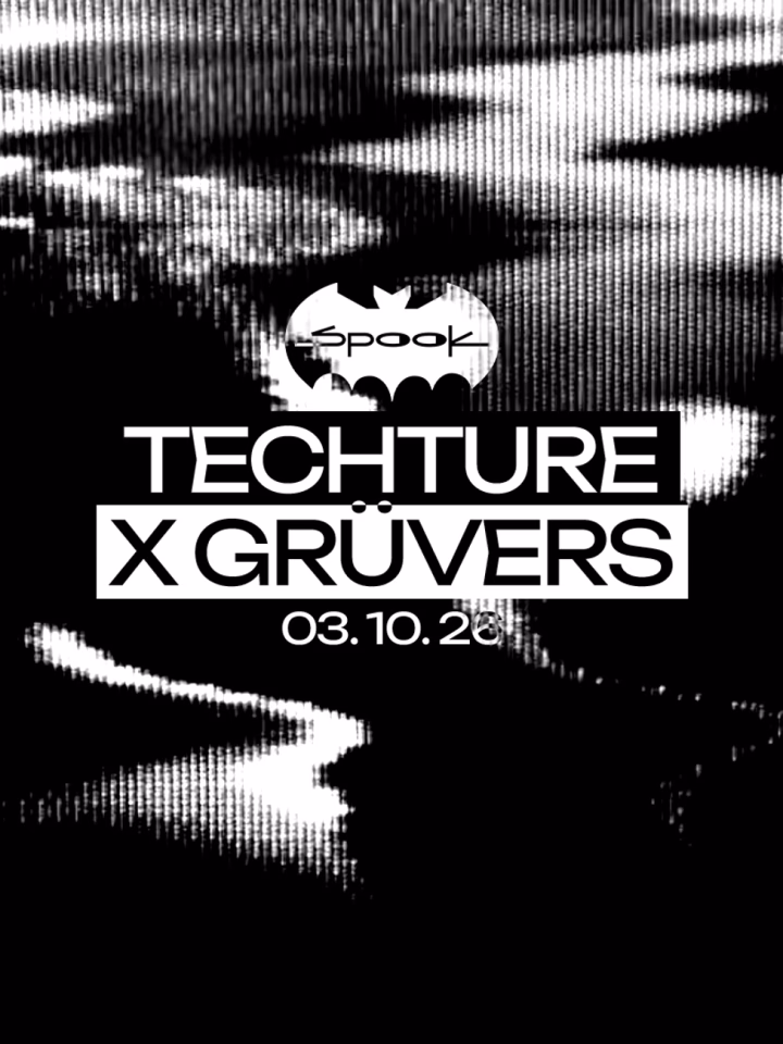 Cartel de TECHTURE x GRUVERS: 3 de octubre de 2026 en Spook Club, Valencia
