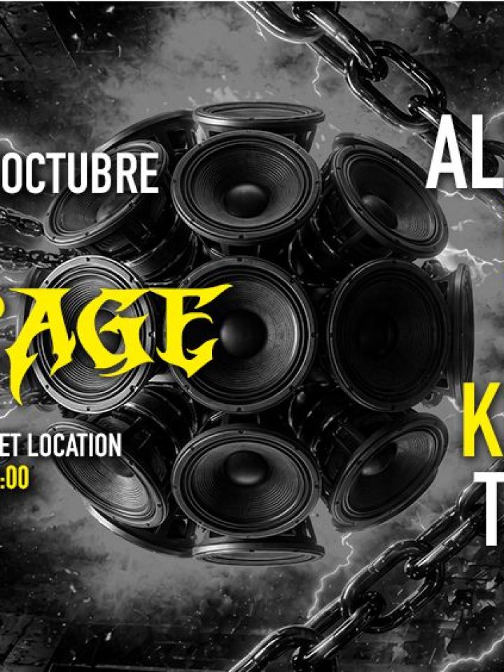 Cartel de VOLTAGE L HARDTECHNO: 2 de octubre de 2026 en SECRET LOCATION (BARCELONA), Barcelona